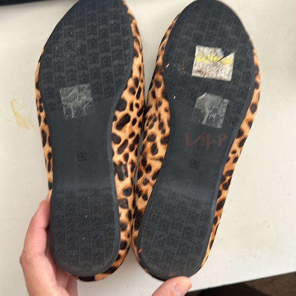 Birdies Starling Loafer Flats Size 7 Cheetah Animal Genuine Calf Hair - Picture 9 of 9